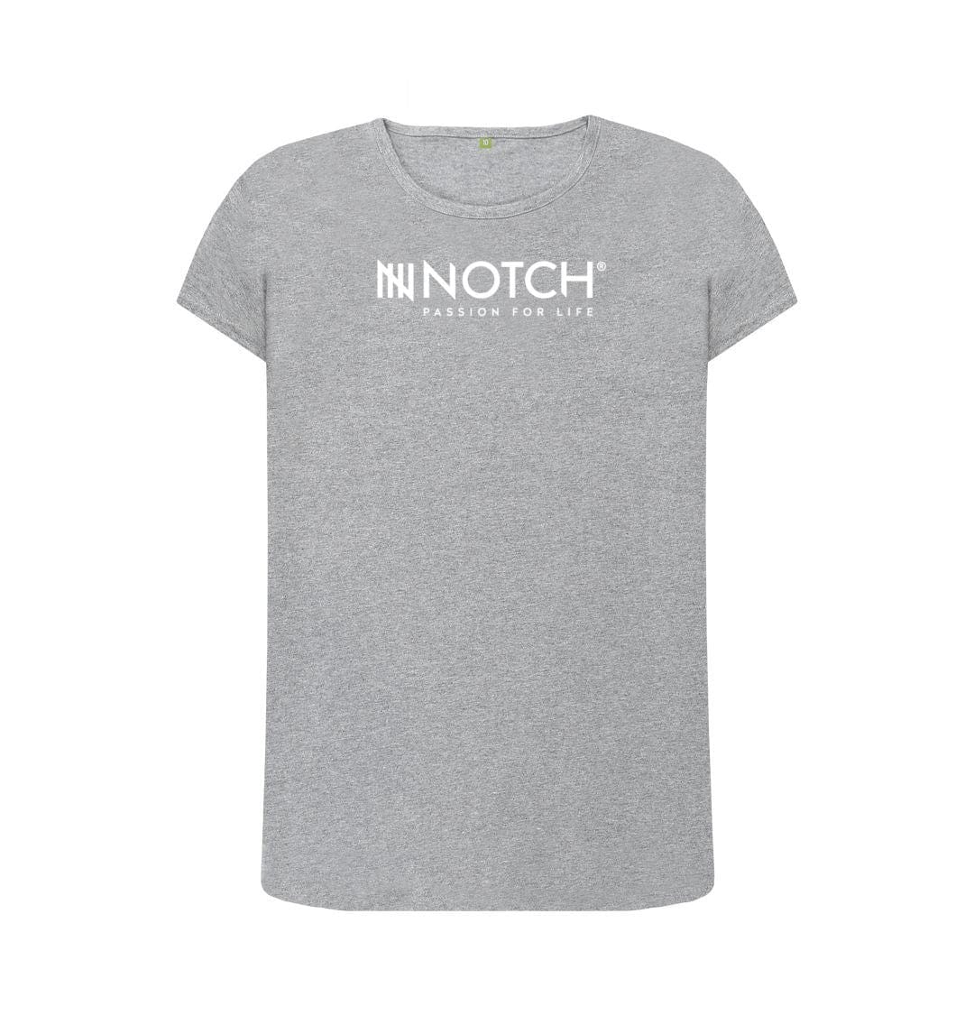 Athletic Grey Women's Notch Logo T-Shirt