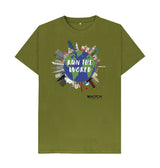Moss Green Men's Run The World T-Shirt