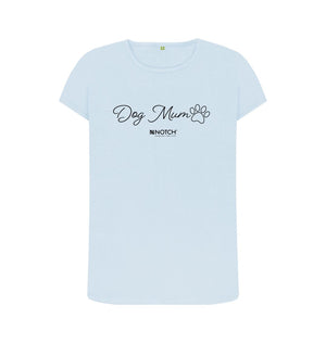 Sky Blue Women's Dog Mum T-Shirt