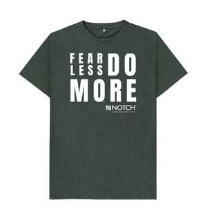 Dark Grey Men's Fear Less Do More T-Shirt