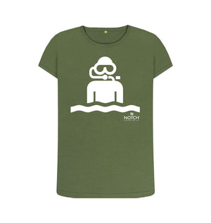 Khaki Women's Diver T-Shirt