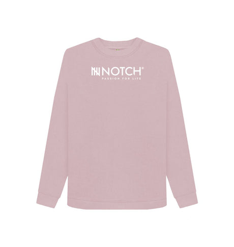 Mauve Women's Notch Logo Jumper