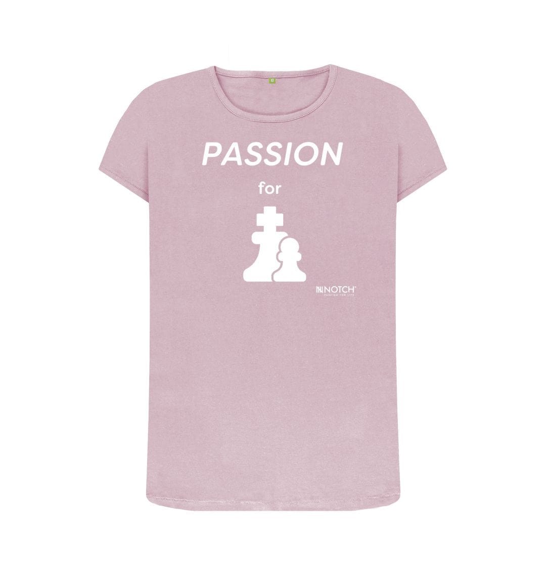 Mauve Women's Passion For Chess T-Shirt