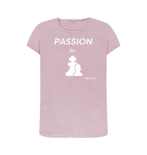 Mauve Women's Passion For Chess T-Shirt