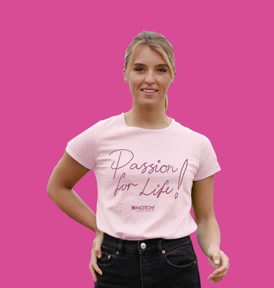 Women's Pink Passion for Life T-Shirt