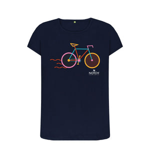 Navy Blue Women's Cycle T-Shirt