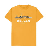 Mustard Berlin 26.2 White Text Men's T-Shirt