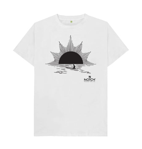 White Men's Sunset T-Shirt
