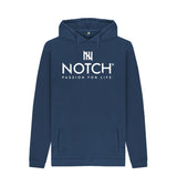 Navy Men's Notch Logo Hoodie