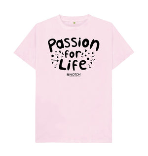 Pink Men's Bubble Passion For Life T-Shirt