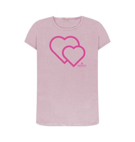 Mauve Women's Pink Heart T-Shirt