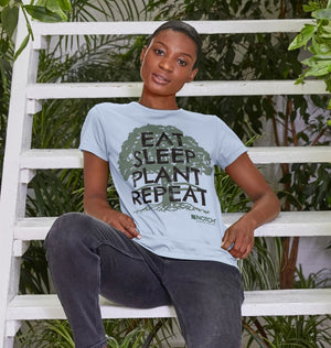 Women's Eat Sleep Plant Repeat T-Shirt