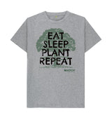 Athletic Grey Men's Eat Sleep Plant Repeat T-Shirt