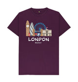 Purple London 26.2 White Text Men's T-Shirt