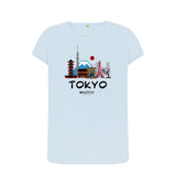 Sky Blue Tokyo 26.2 Black  Women's T-Shirt