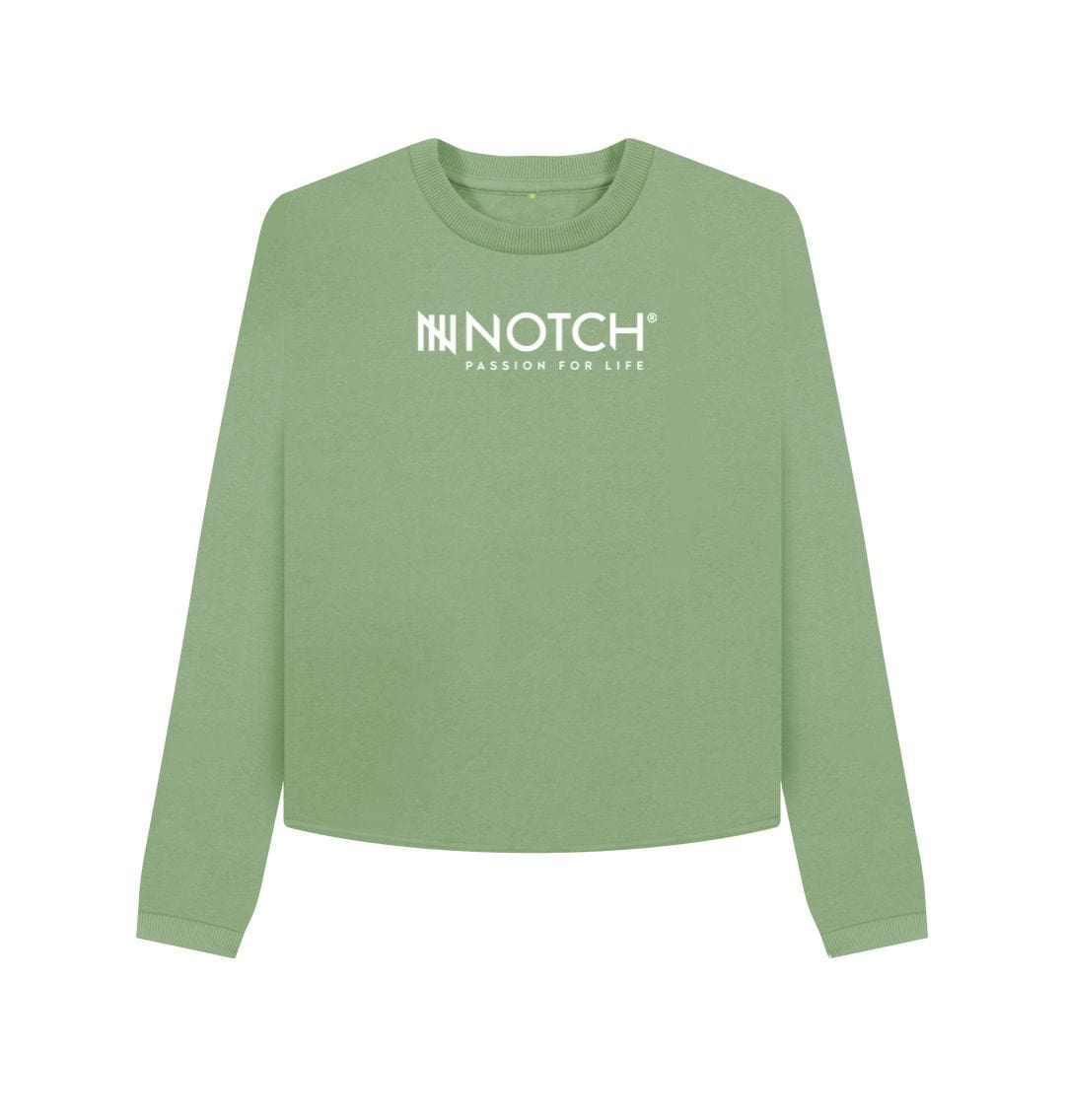 Sage Women's Boxy Notch Jumper
