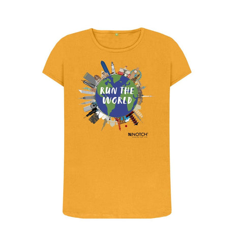 Mustard Women's Run The World T-Shirt