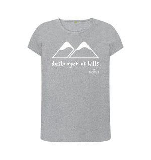 Athletic Grey women's Destroyer of Hills T-Shirt