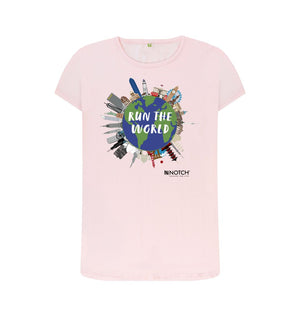 Pink Women's Run The World T-Shirt