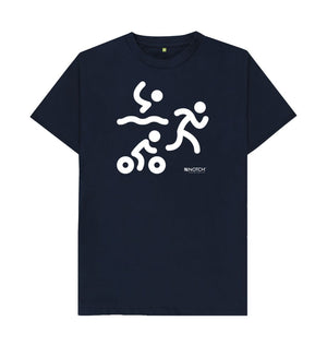 Navy Blue Men's Triathlon T-Shirt
