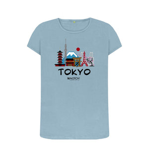 Stone Blue Tokyo 26.2 Black  Women's T-Shirt