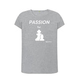 Athletic Grey Women's Passion For Chess T-Shirt