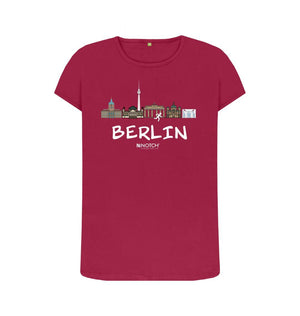Cherry Berlin 26.2 White Text Women's T-Shirt