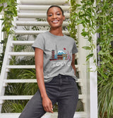 Women's 26.2 Tokyo White Text T-Shirt