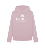 Mauve Women's Relaxed Fit Notch Hoodie