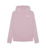 Mauve Women's Small Logo Notch Hoodie