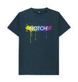 Denim Blue Men's Notch Inked T-Shirt