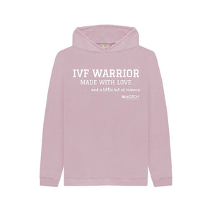 Mauve Kid's IVF Warrior Hoodie