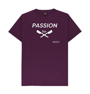 Purple Men's Passion For Rowing T-Shirt