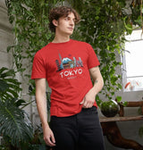 Men's 26.2 Tokyo White Text T-Shirt