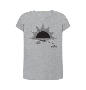 Athletic Grey Women's Sunset T-Shirt