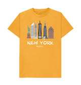 Mustard New York 26.2 White Men's T-Shirt
