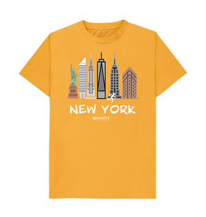 Mustard New York 26.2 White Men's T-Shirt