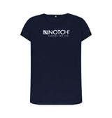 Navy Blue Women's Notch Logo T-Shirt
