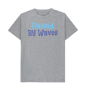 Athletic Grey Man's Raised By Waves T-Shirt