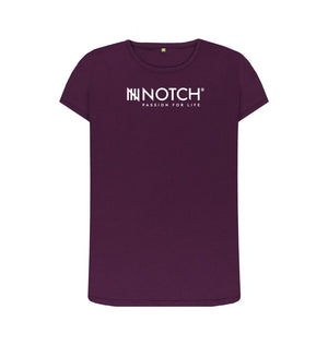 Purple Women's Notch Logo T-Shirt