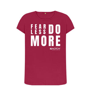 Cherry Women's Fearless Do More Notch T-Shirt